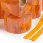 PVC Curtain Orange 2mm x 20cm