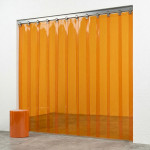PVC Curtain Orange 3mm x 30cm